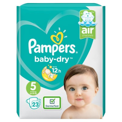 zuiger formule Berg Pampers Baby-dry luiers maat 5 - Het Land van Bartje Webshop