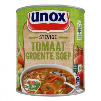 Unox Stevige tomaat-groentesoep