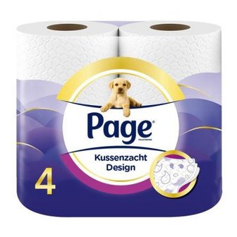 Page Kussenzacht design toiletpapier 