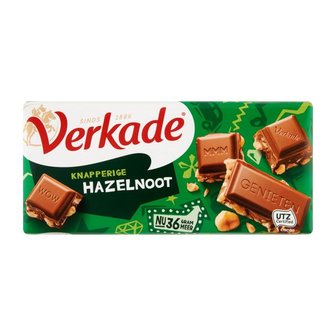 Verkade Chocolade melk/hazelnoot