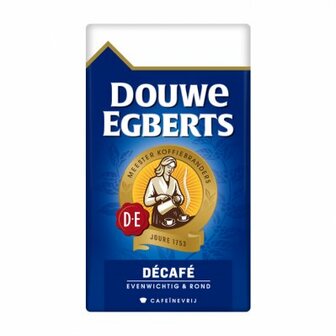 Douwe Egberts D&eacute;caf&eacute; filterkoffie cafeinevrij