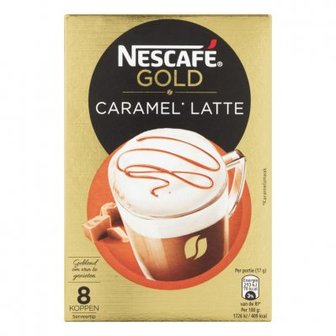 Nescaf&eacute; Gold caramel latte