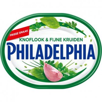Philadelphia Knoflook & fijne kruiden roomkaas