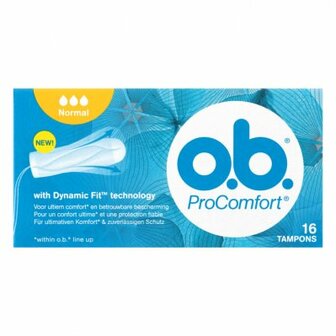 O.B. ProComfort normal tampons