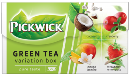 Pickwick Green tea variation box