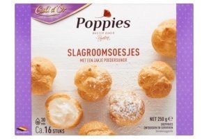 Poppies Slagroomsoesjes (diepvries)