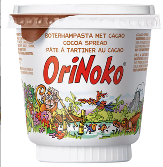 OriNoko boterhampasta met cacao
