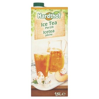 Hardthof icetea perzik 1,5 liter