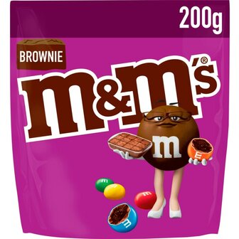 m&amp;m brownie