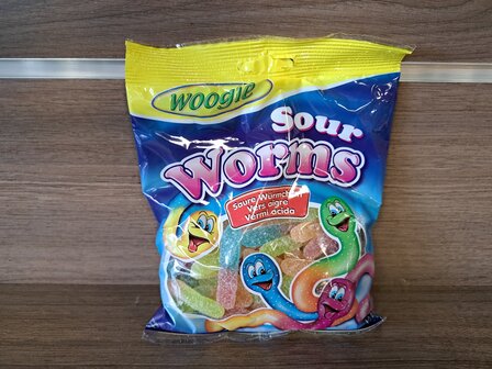 Woogie sour worms