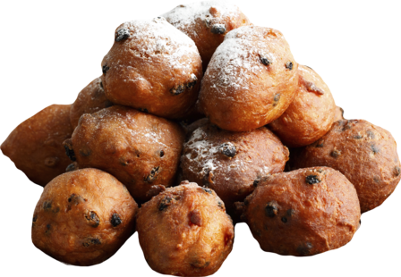 30-31 December, oliebollen krent 9 stuks 