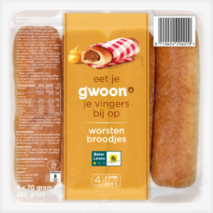 G&#039;woon Worstenbroodjes