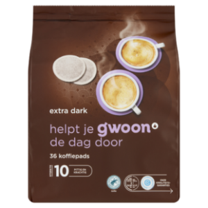 koffiepads Gwoon extra dark