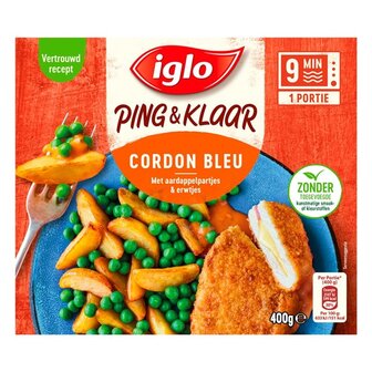 Iglo ping &amp; klaar cordon bleu