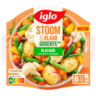 Iglo stoom &amp; klaar groente idee klassiek