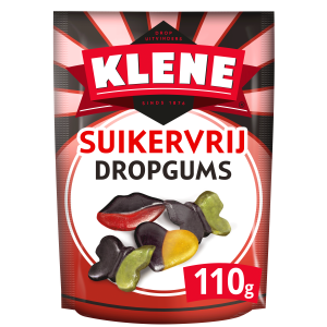 suikervrije Dropgums Klene