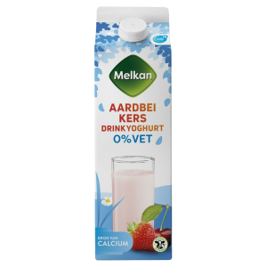 Aardbei Kers Drinkyoghurt 0% Vet