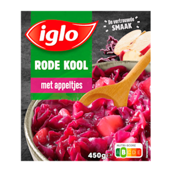 Iglo Rode kool met appeltjes
