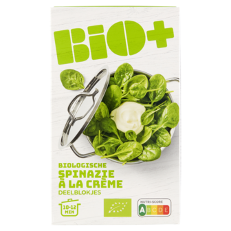 Bio+ Spinazie a la creme
