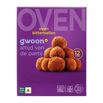 G'woon oven bitterballen 12st