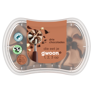 Gwoon drie chocolade smaak