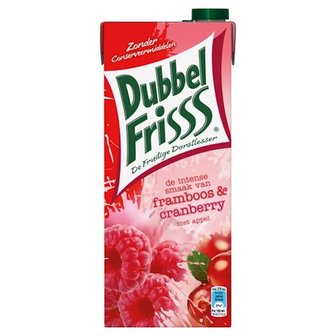 DubbelFrisss Framboos &amp; cranberry