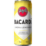 Bacardi-limon & lemonade