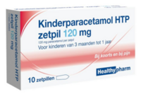 Healthypharm kinderparacetamol zetpil 120mg