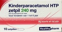 Healthypharm kinderparacetamol zetpil 240mg