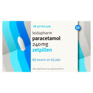 Leidapharm Paracetamol zetpillen (240 mg)