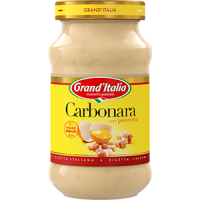Grand'Italia Carbonara pastasaus (400 ml)