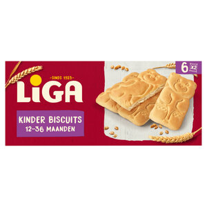 Liga Kinderbiscuits 12-36 maanden
