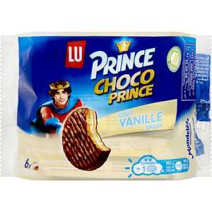 LU Prince Choco koeken met chocolade en vanille