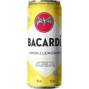 Bacardi-limon & lemonade