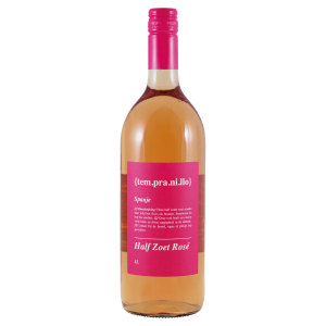 Huiswijn Tempranillo rosé halfzoet