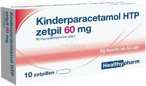 Kinderparacetamol zetpil 60mg