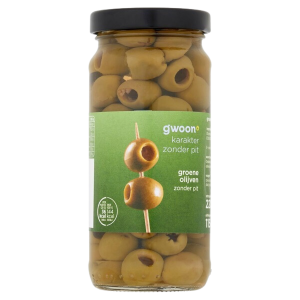 Gwoon groene olijven
