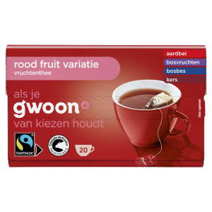Gwoon rood fruit variatie